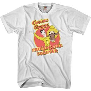 Friends Are Forever Curious George Tshirt